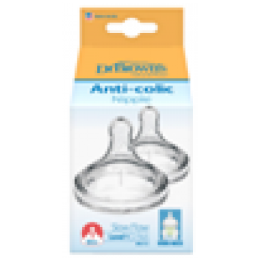 仿母乳矽膠奶咀兩個裝 - 第１階段 (美國製造) 0M+